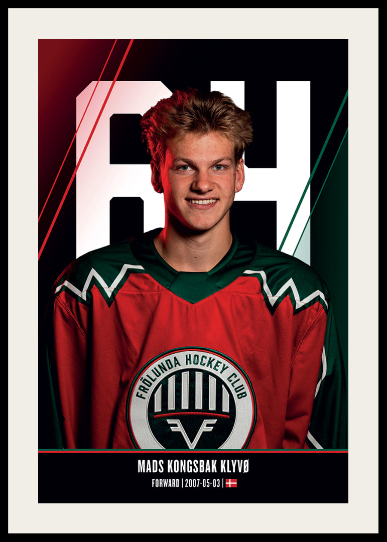 Mads Kongsbak Klyvø #64 Frölunda HC 2026/2027-12