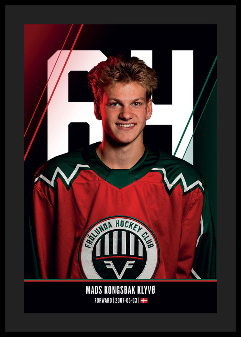 Mads Kongsbak Klyvø #64 Frölunda HC 2026/2027-12