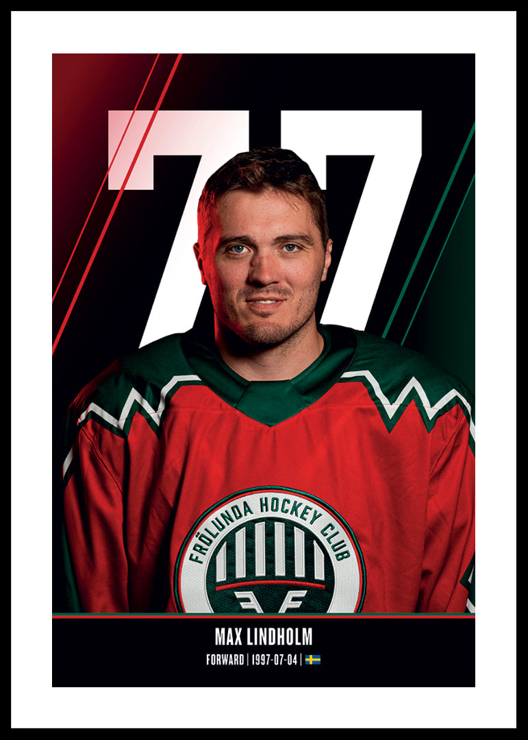 Max Lindholm #77 Frölunda HC 2026/2027-12