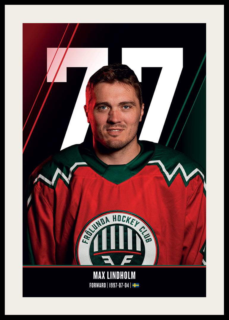 Max Lindholm #77 Frölunda HC 2026/2027-12