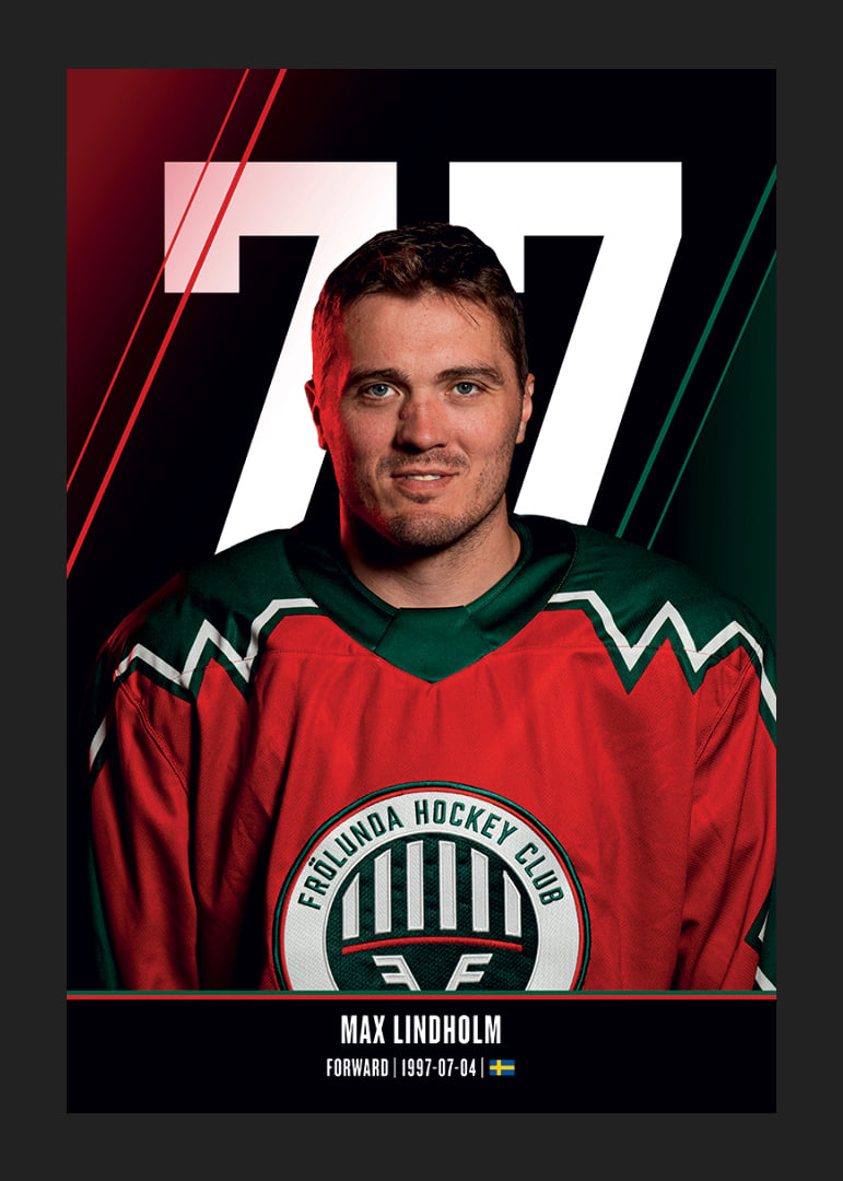 Max Lindholm #77 Frölunda HC 2026/2027-12