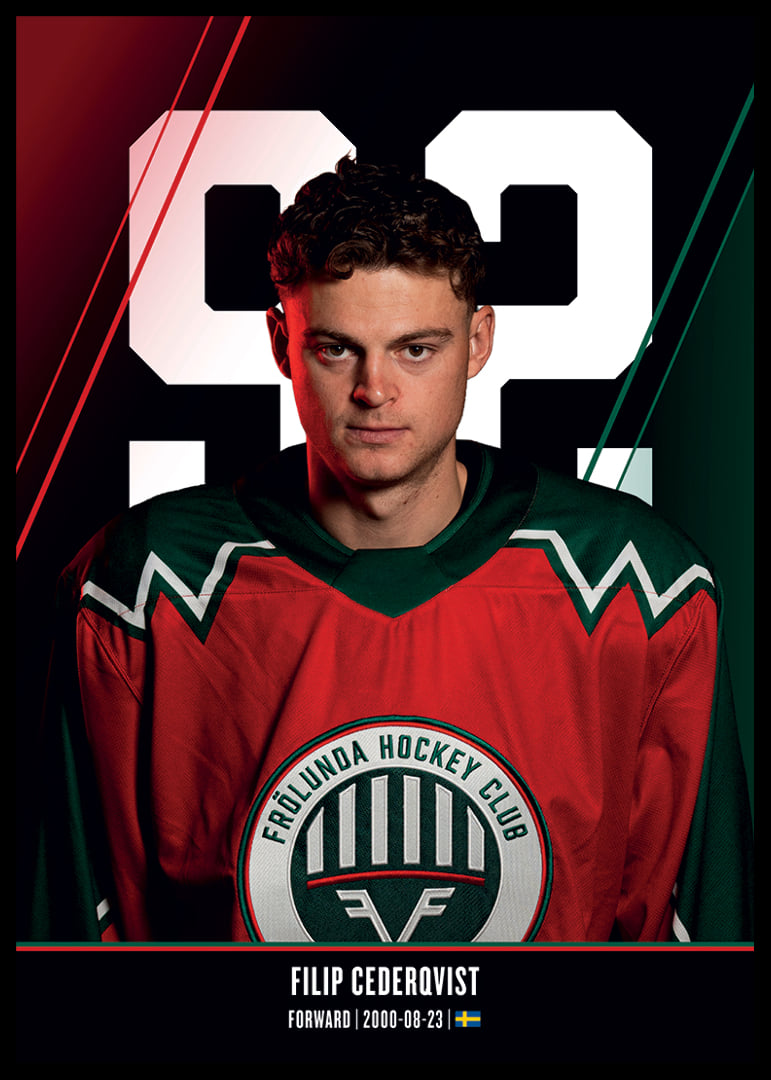 Filip Cederqvist #92 Frölunda HC 2026/2027-12