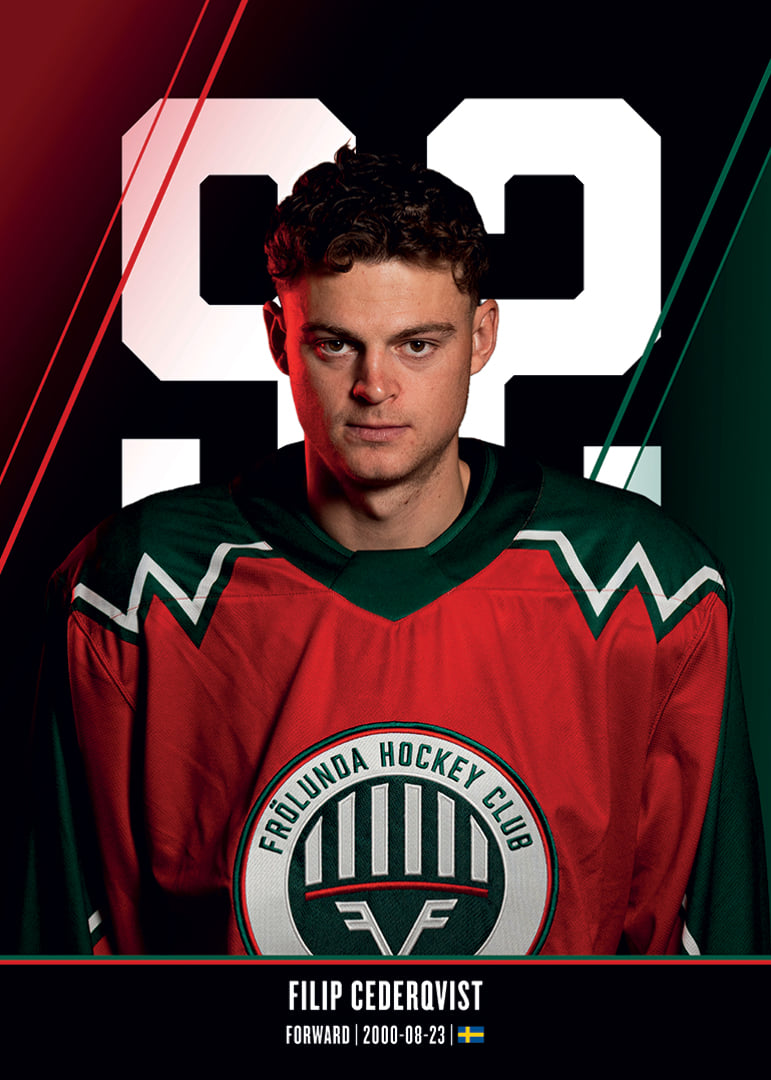 Filip Cederqvist #92 Frölunda HC 2026/2027-12