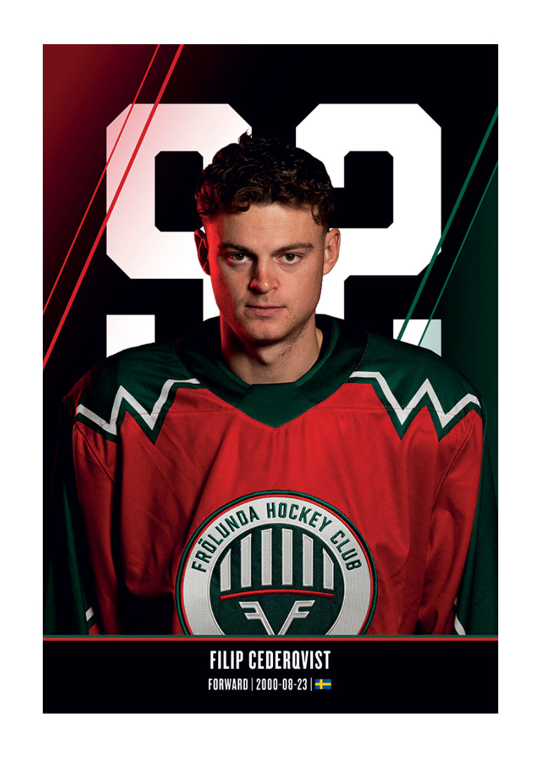 Filip Cederqvist #92 Frölunda HC 2026/2027-12