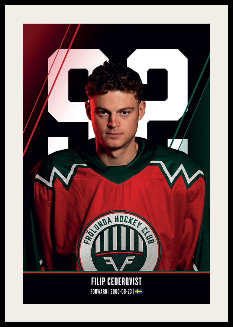Filip Cederqvist #92 Frölunda HC 2026/2027-12