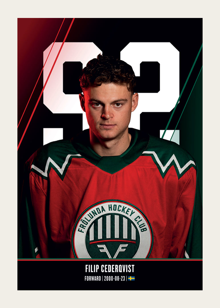 Filip Cederqvist #92 Frölunda HC 2026/2027-12