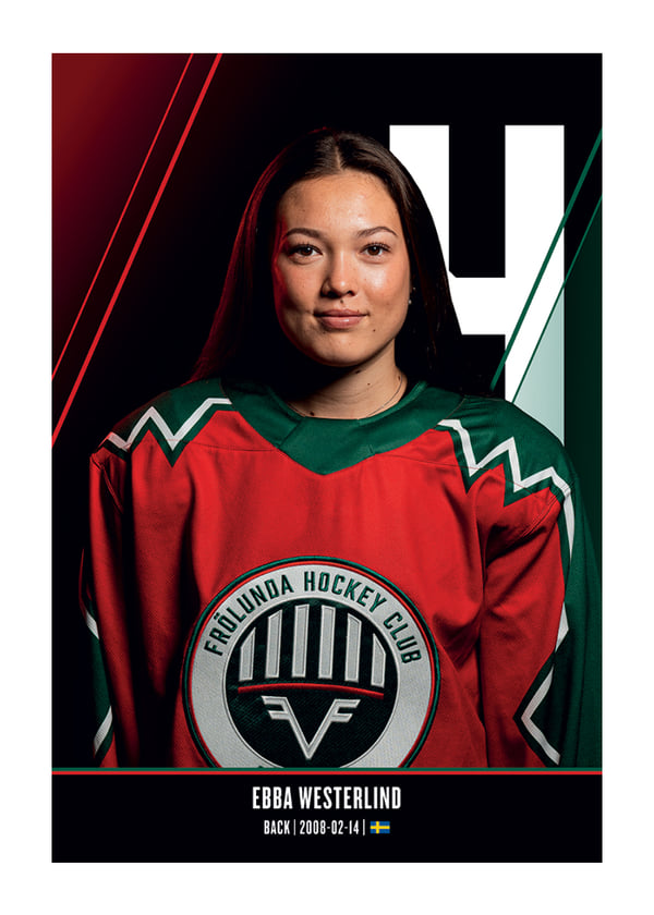 Poster Ebba Westerlind #4 Frölunda HC 2026/2027