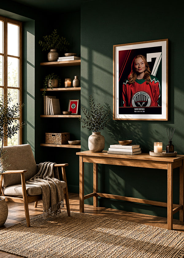 Poster Sanni Rantala #7 Frölunda HC 2026/2027 crossfade
