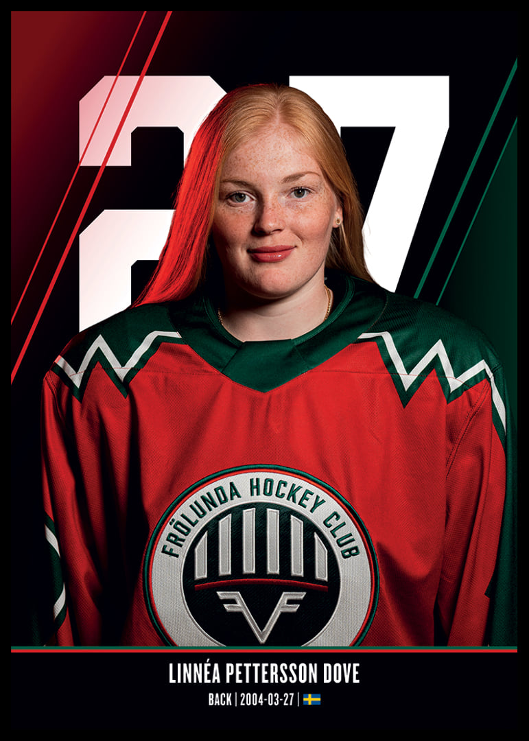 Linnéa Pettersson Dove #27 Frölunda HC 2026/2027-12