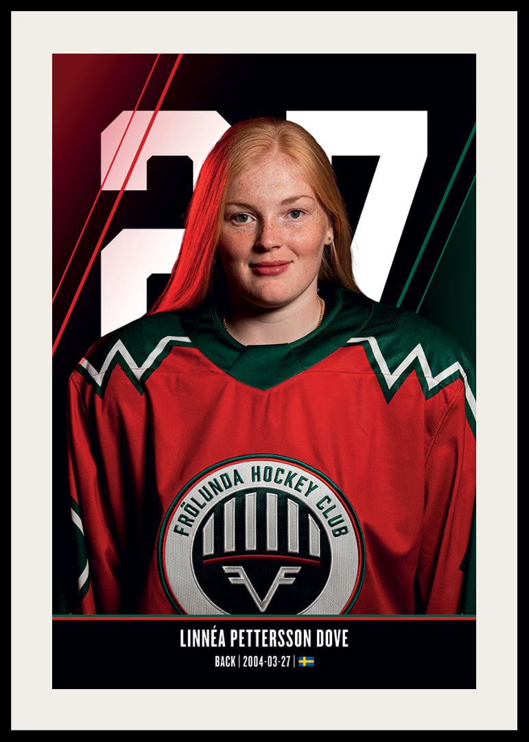 Linnéa Pettersson Dove #27 Frölunda HC 2026/2027-12