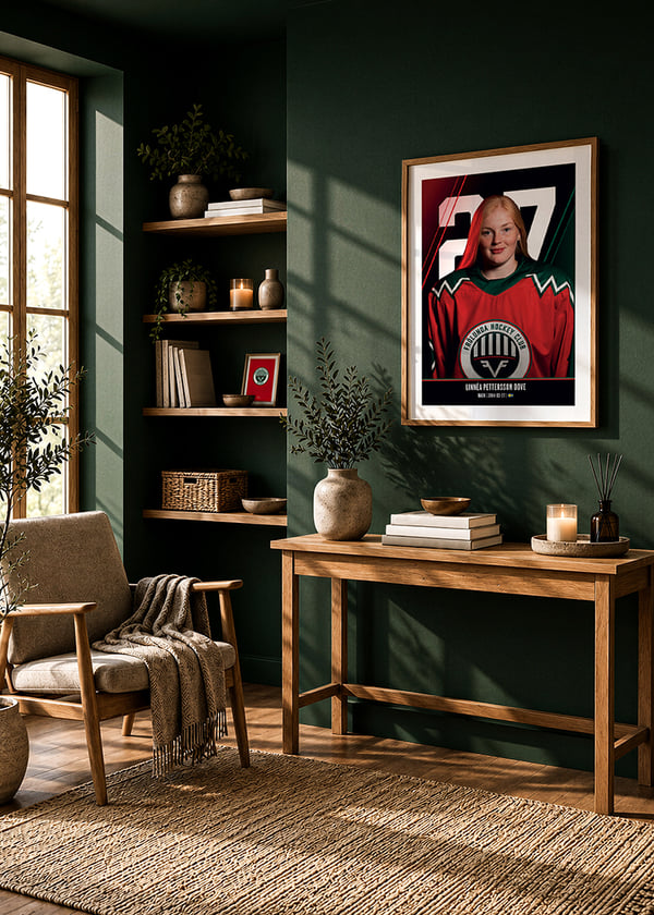 Poster Linnéa Pettersson Dove #27 Frölunda HC 2026/2027 crossfade