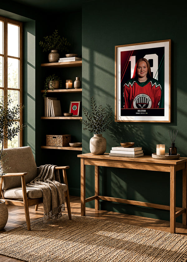 Poster Moa Strid #19 Frölunda HC 2026/2027 crossfade