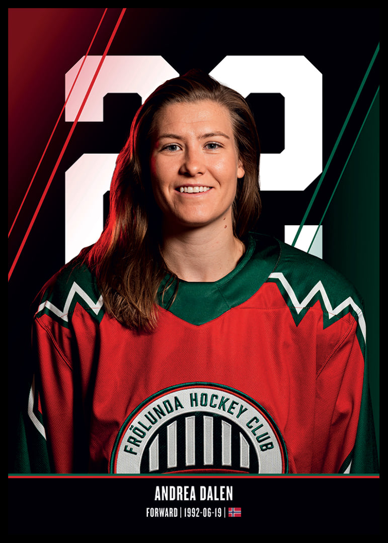 Andrea Dalen #22 Frölunda HC 2026/2027-12