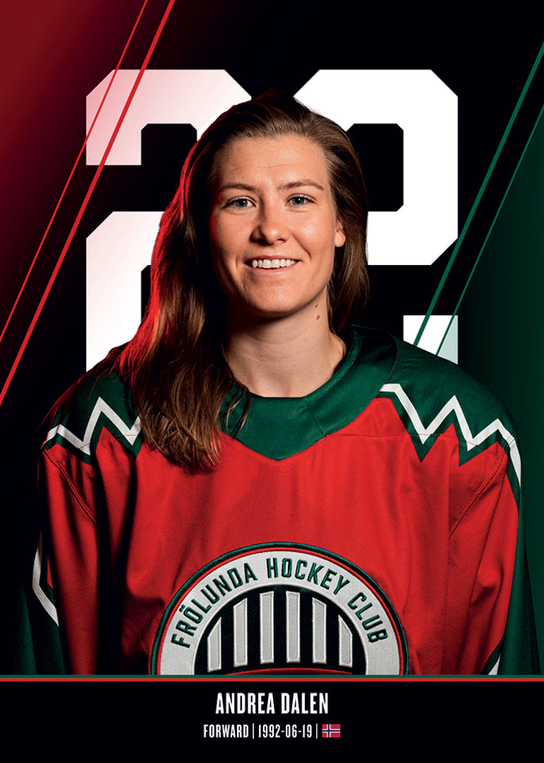 Andrea Dalen #22 Frölunda HC 2026/2027-12
