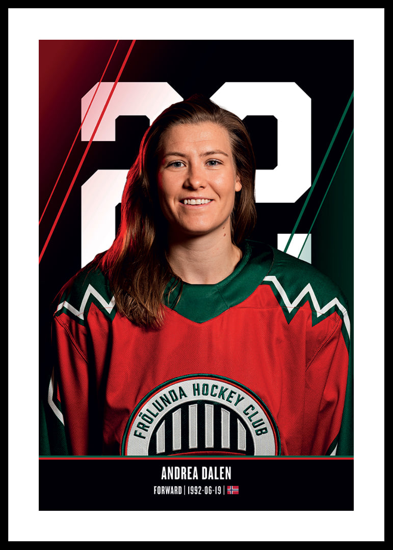 Andrea Dalen #22 Frölunda HC 2026/2027-12