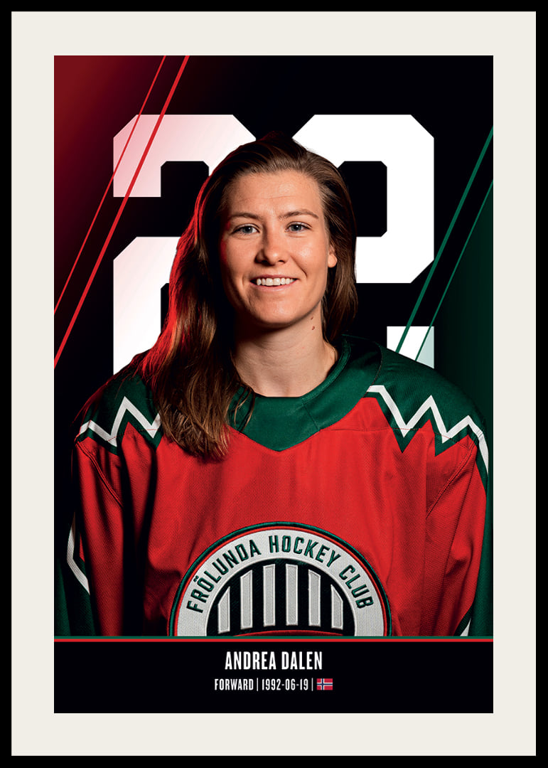Andrea Dalen #22 Frölunda HC 2026/2027-12