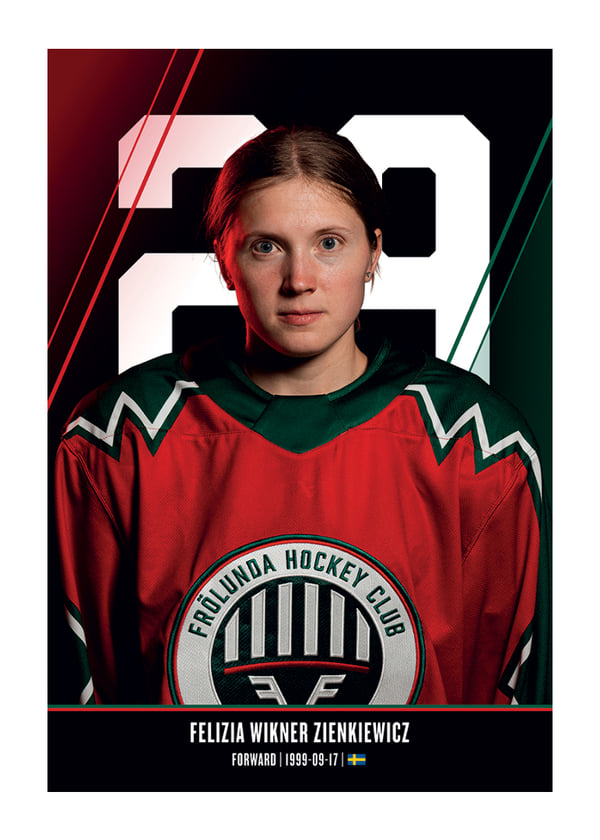 Poster Felizia Wikner Zienkiewicz #29 Frölunda HC 2026/2027