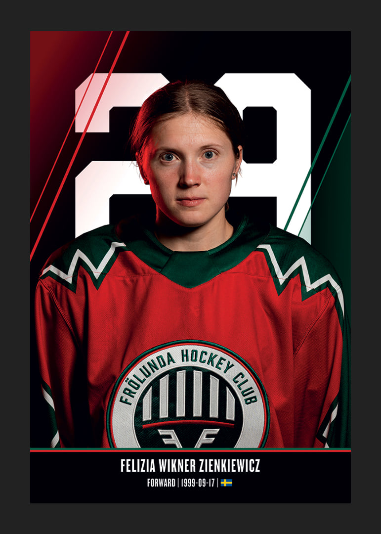 Felizia Wikner Zienkiewicz #29 Frölunda HC 2026/2027-12