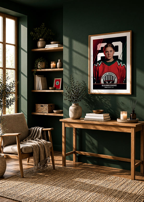 Poster Felizia Wikner Zienkiewicz #29 Frölunda HC 2026/2027 crossfade