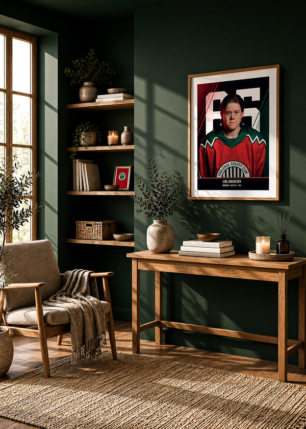 Poster Lisa Johansson #65 Frölunda HC 2026/2027 crossfade