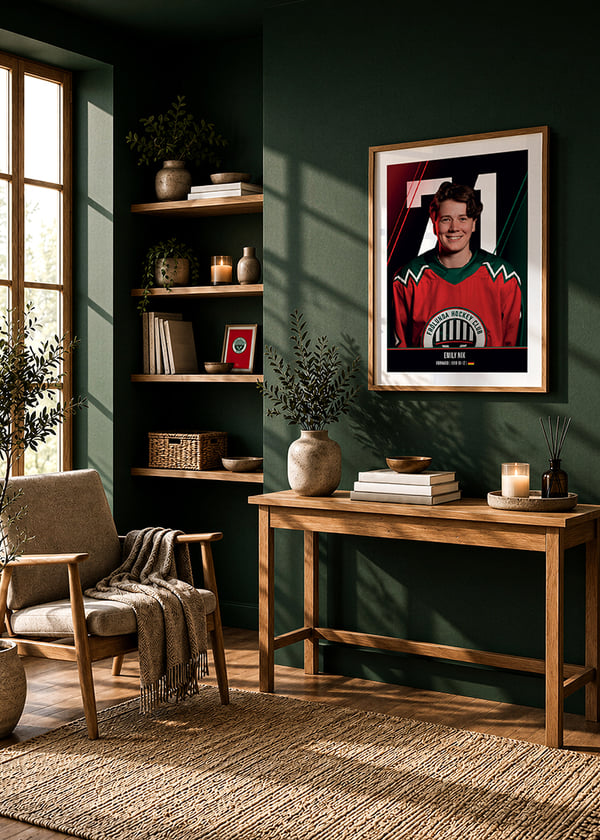 Poster Emily Nix #71 Frölunda HC 2026/2027 crossfade