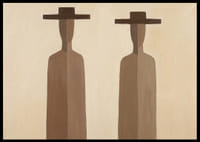 Two mysterious figures in subtle brown tones.-6