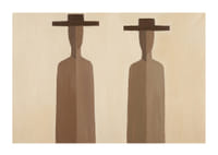 Two mysterious figures in subtle brown tones.-1