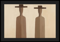 Two mysterious figures in subtle brown tones.-4
