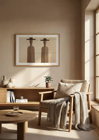 Two mysterious figures in subtle brown tones.-8