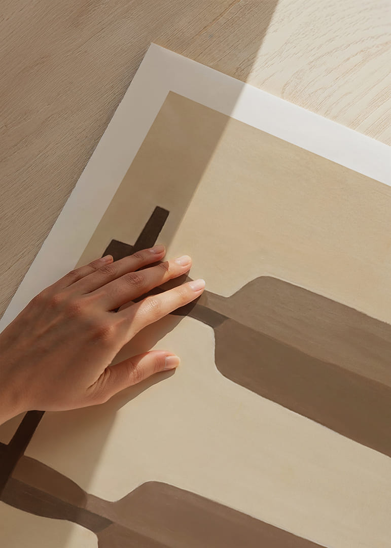 Two mysterious figures in subtle brown tones.-12