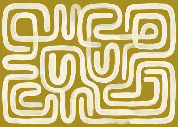 Poster Golden Labyrinth