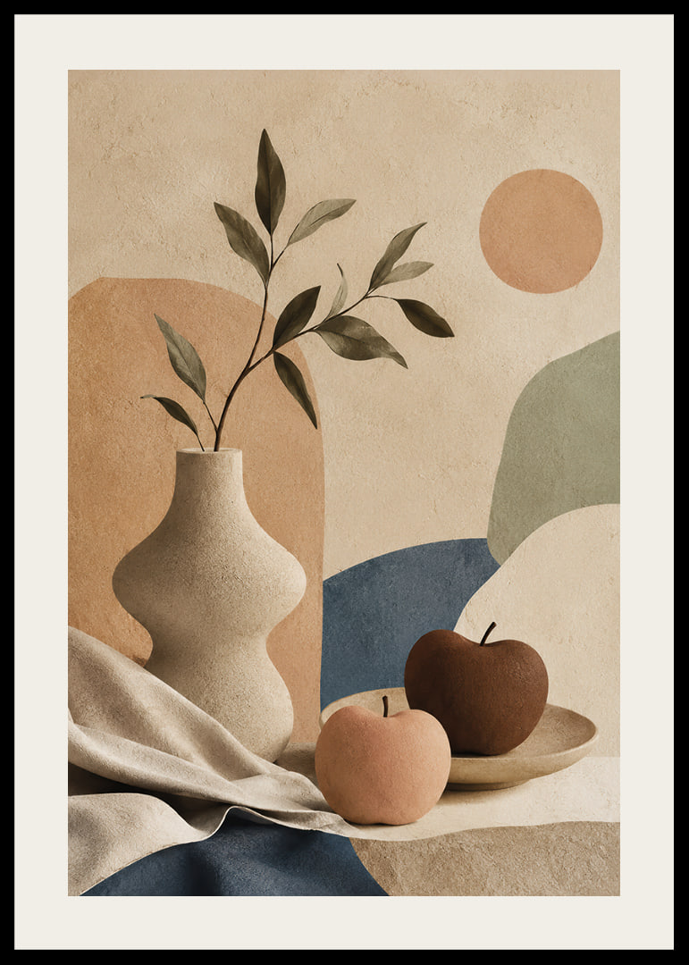 Soft compositions of shapes and colors that create calm.-12