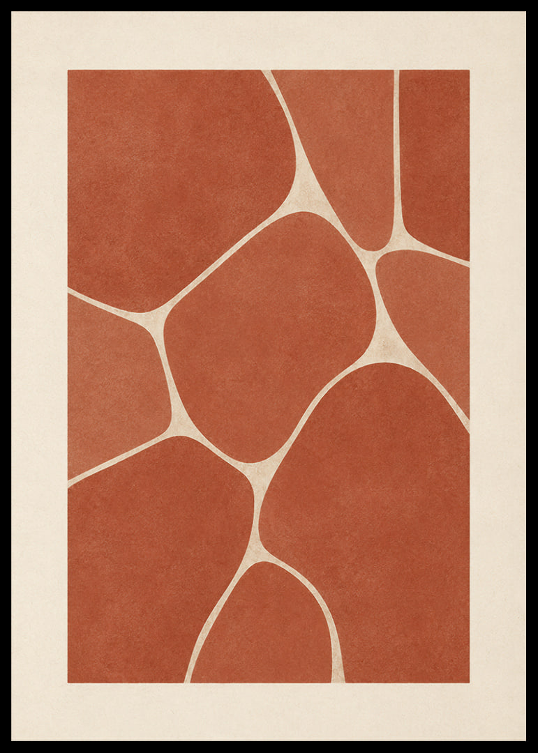 Organiska former i jordnära toner skapar lugn.-12