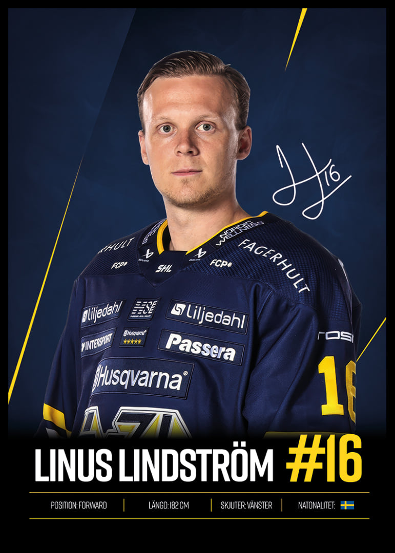 Linus Lindström #16 HV71 2026/2027-12