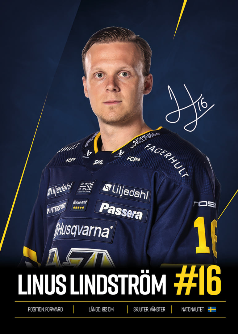 Linus Lindström #16 HV71 2026/2027-12