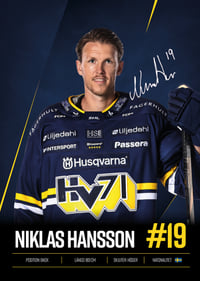Niklas Hansson #19 HV71 2026/2027-7