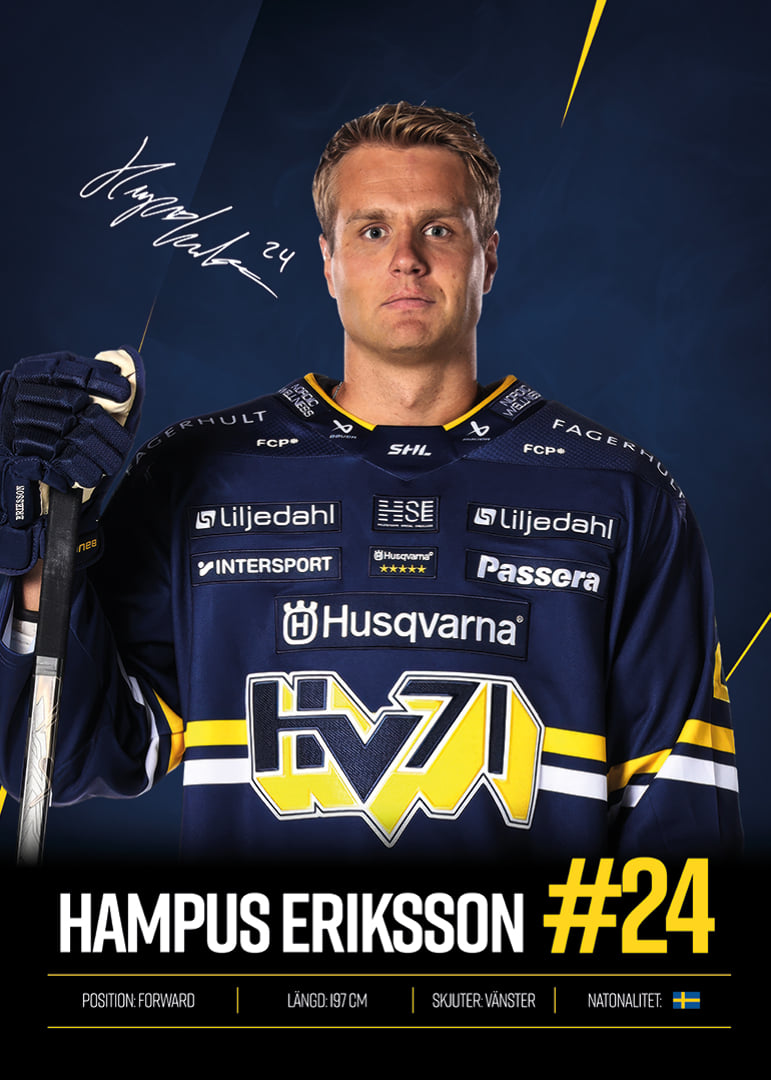 Hampus Eriksson #24 HV71 2026/2027-12