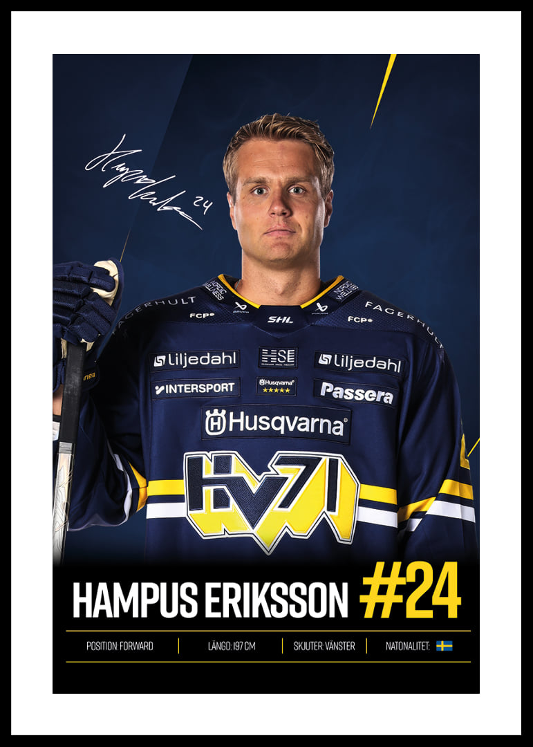 Hampus Eriksson #24 HV71 2026/2027-12