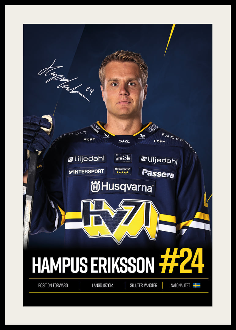 Hampus Eriksson #24 HV71 2026/2027-12