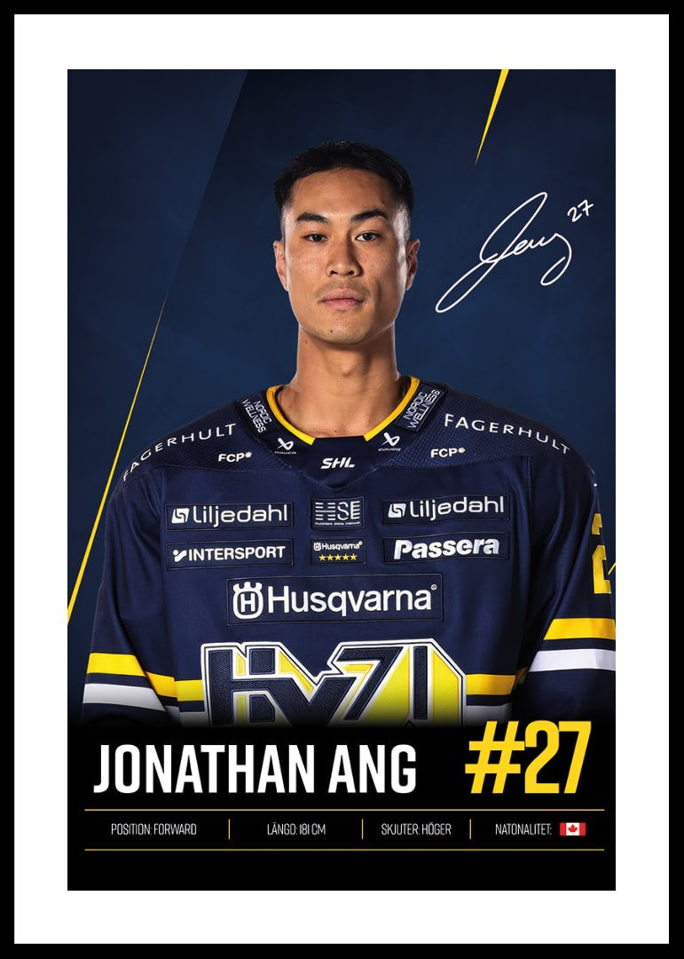 Jonathan Ang #27 HV71 2026/2027-12