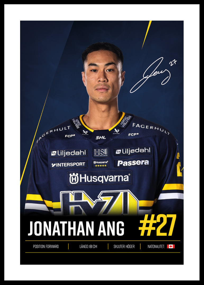 Jonathan Ang #27 HV71 2026/2027-12