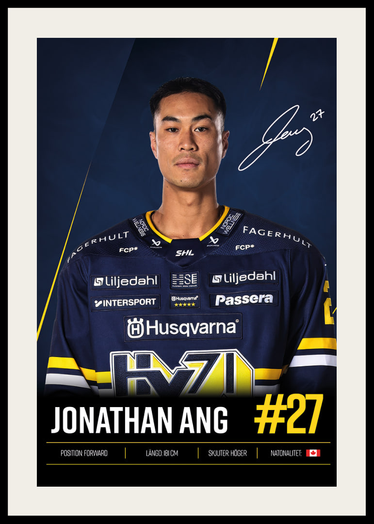 Jonathan Ang #27 HV71 2026/2027-12