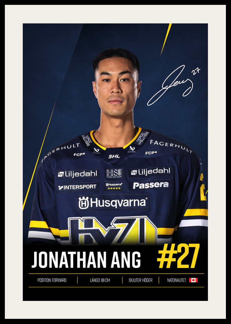 Jonathan Ang #27 HV71 2026/2027-12