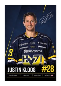 Justin Kloos #28 HV71 2026/2027-1