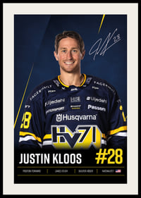 Justin Kloos #28 HV71 2026/2027-2