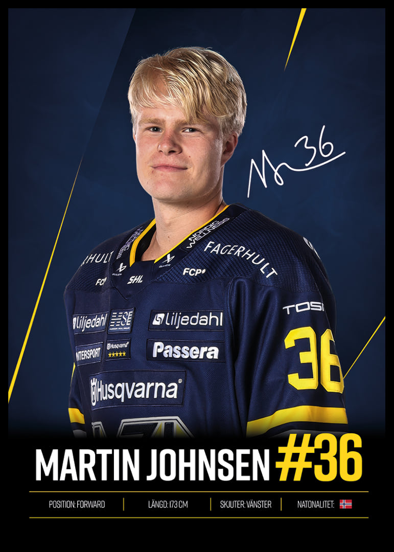Martin Johnsen #36 HV71 2026/2027-12
