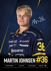 Martin Johnsen #36 HV71 2026/2027-7