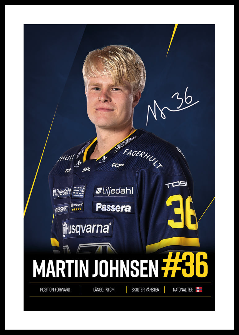 Martin Johnsen #36 HV71 2026/2027-12