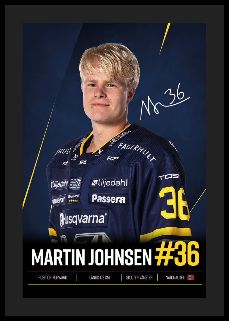 Martin Johnsen #36 HV71 2026/2027-12