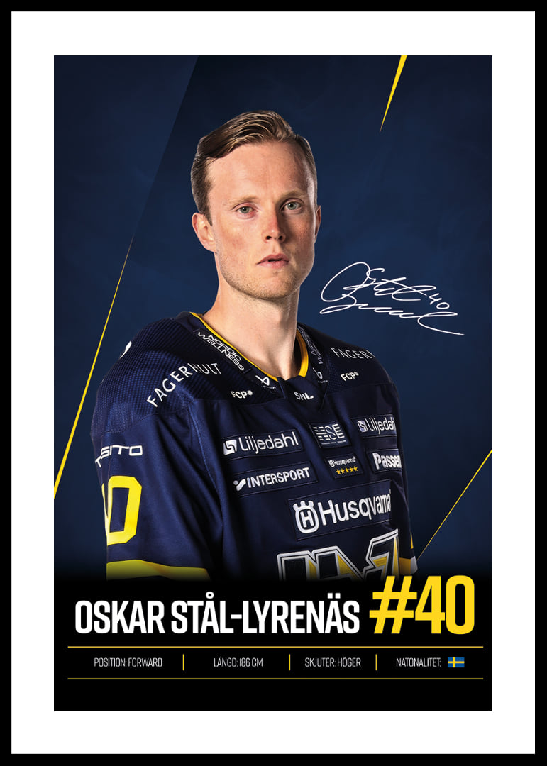 Oskar Stål-Lyrenäs #40 HV71 2026/2027-12
